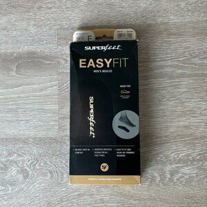 New SuperFeet Shoe Insole Easyfit Orthotic Arch Support Men's Size E 9.5-11